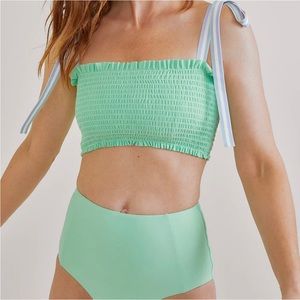 Minnow NWT Palm Green Bikini